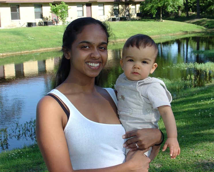 Aidan and Mommy